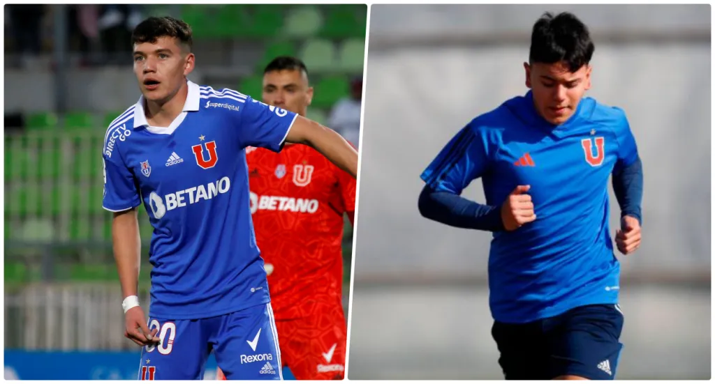 Arce y Vásquez se proyectan como las nuevas joyas de la U | FOTO: Photosport / Universidad de Chile