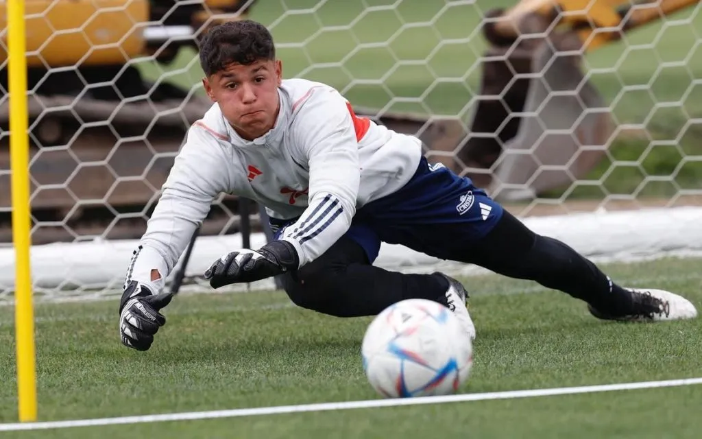 Nacho Sáez estuvo la semana pasada en el microciclo de la sub 20 (Instagram)