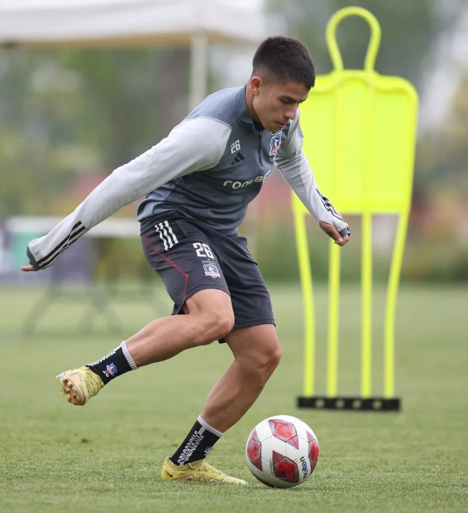Matías Moya estuvo bastante activo en la primera parte de la intertemporada de Colo Colo. (Foto: Colo Colo)