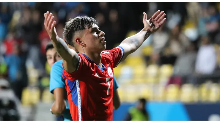 Guerrero desató la euforia de los hinchas chilenos que llegaron hasta Viña del Mar.