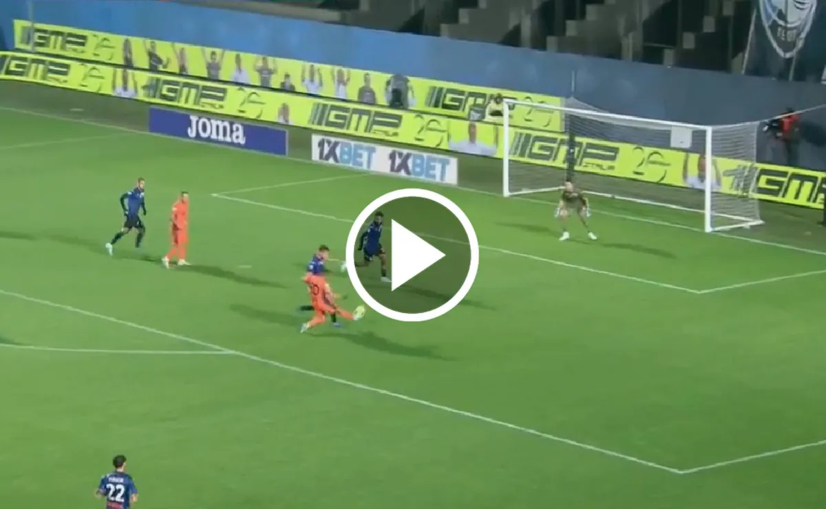 El casi golazo de Alexis Sánchez en el duelo del Inter de Milán vs Atalanta