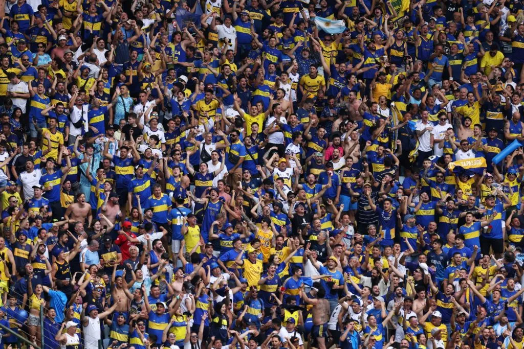 La hinchada de Boca Juniors dice presente en el Maracaná (Getty Images)