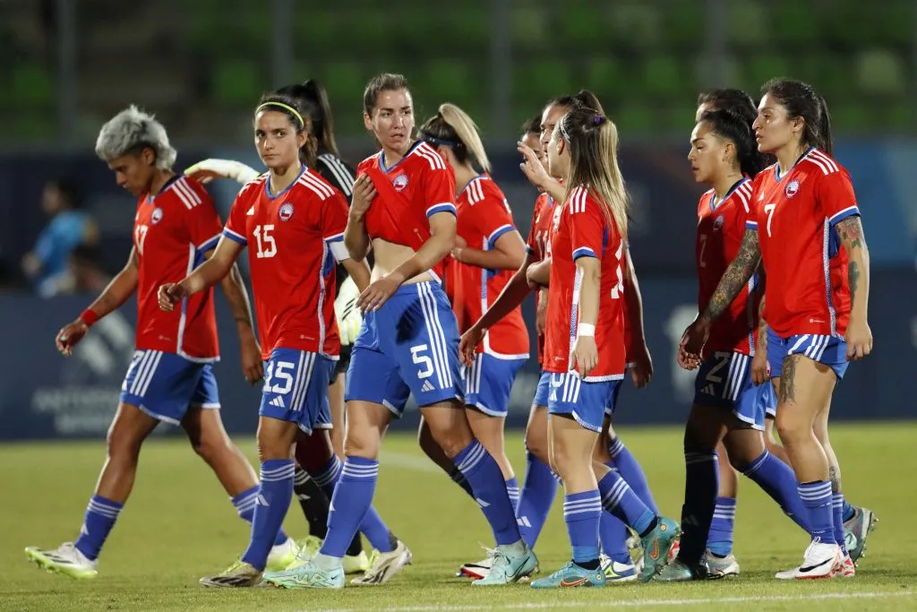 La Roja Femenina emitió un comunicado (Foto de Raul Zamora/Santiago 2023 via Photosport)