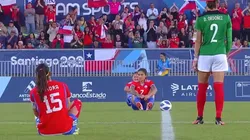 Las jugadoras de La Roja Femenina se manifestaron antes de disputar la final