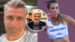 Juan Cristóbal Guarello no comparte la opinión de Fernando Solabarrieta sobre Isidora Jiménez. (Foto: Fernando Solabarrieta, La Hora de King Kong, Photosport | Santiago 2023)