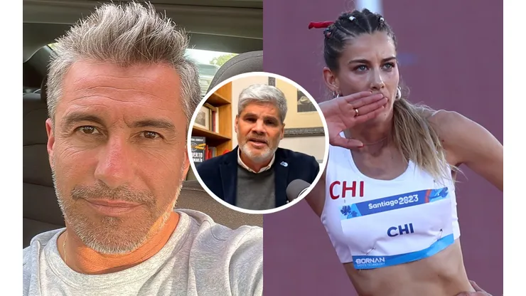 Juan Cristóbal Guarello no comparte la opinión de Fernando Solabarrieta sobre Isidora Jiménez. (Foto: Fernando Solabarrieta, La Hora de King Kong, Photosport | Santiago 2023)