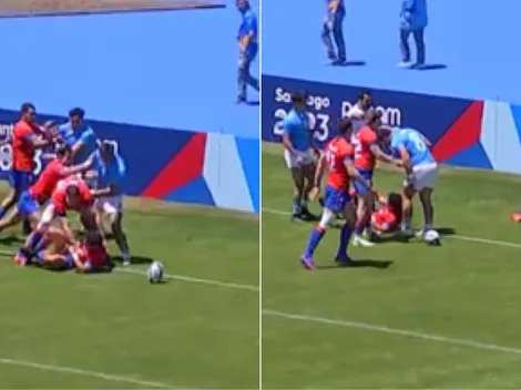 Video: Chile y Uruguay casi se van a las manos en el Rugby 7