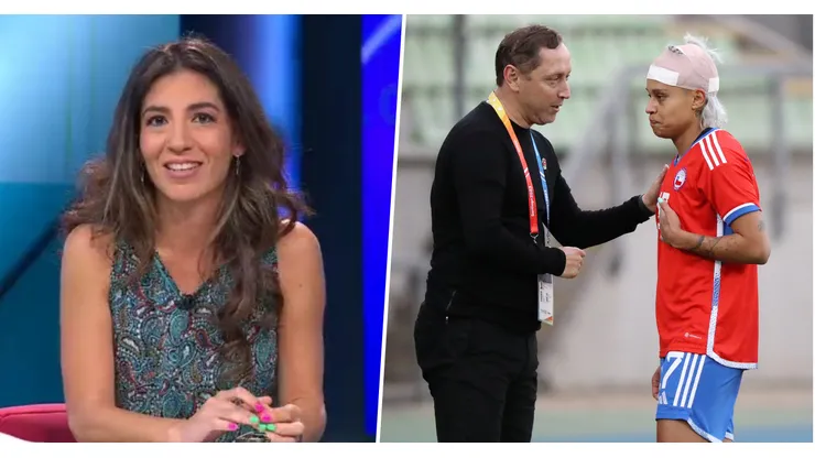 La comunicadora le cayó con todo al ex jugador de Colo Colo.