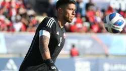 El arquero Brayan Cortés y capitán de La Roja Sub 23 deberá regresar pronto a Colo Colo. (Foto: Manuel Lema O/Santiago 2023 vía Photosport)