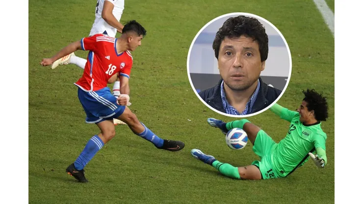 El periodista no deja pasar la escasez de gol de Damián Pizarro. (Foto: Santiago2023/Photosport)