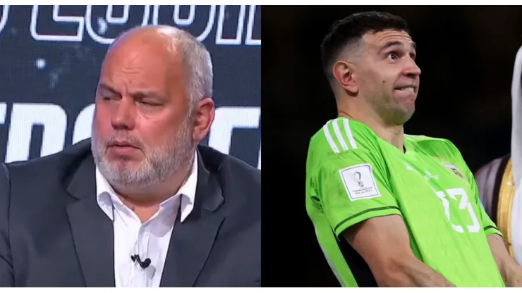 Esnaola no quedó feliz con premio al Dibu Martínez.