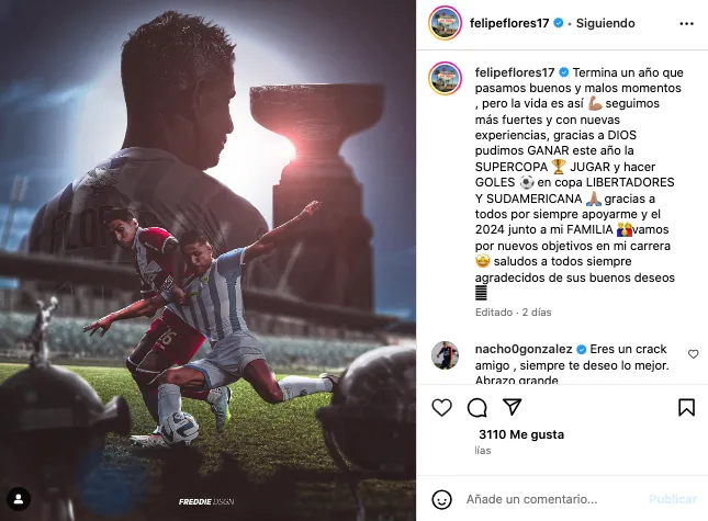 Felipe Flores se despidió de Magallanes