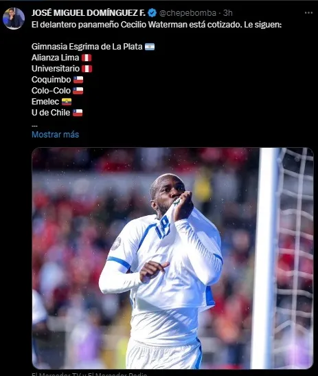 La información que da a conocer el periodista panameño (X)