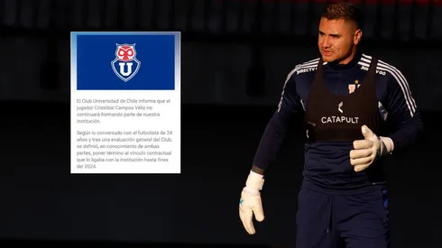 La U hace oficial la salida de Cristóbal Campos