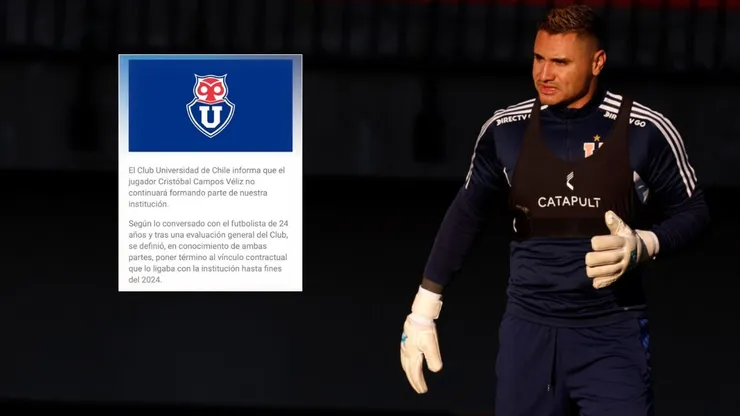 La U hace oficial la salida de Cristóbal Campos
