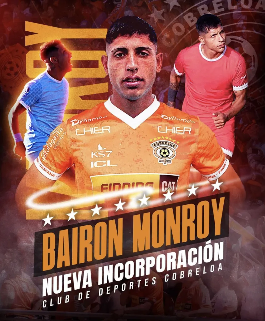 Bairon Monroy es el nuevo delantero de Cobreloa (Photosport)