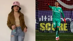 Los fanáticos se abalanzaron a hacerle preguntas a la hermana de Cristóbal Campos.