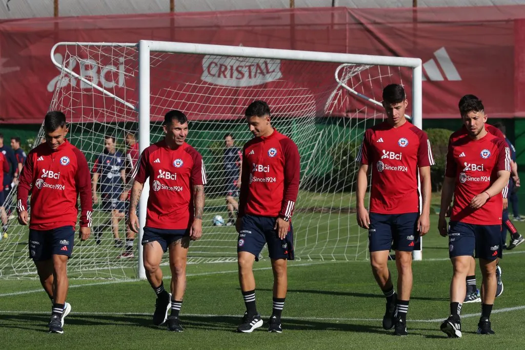 Canales entrenando en Juan Pinto Durán junto a la Roja Sub 23 | FOTO: Jonnathan Oyarzun/Photosport
