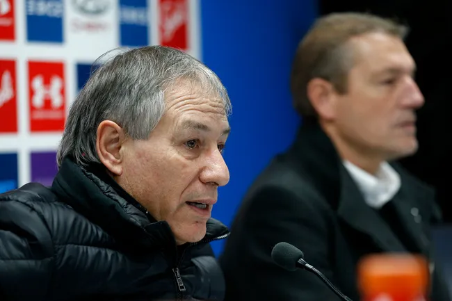 Holan se despidió de la UC con una emotiva conferencia | Foto: Photosport