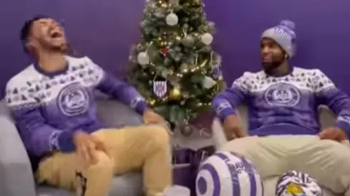 Gabriel Suazo protagonizó cómico momento previo a la Navidad en Toulouse. (Foto: Captura)