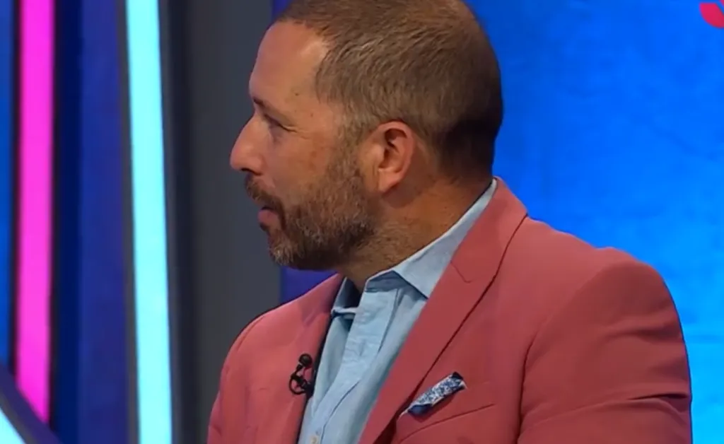 Rodrigo Goldberg quiere ver a Joaquín Larrivey en la U (Captura TNT Sports)