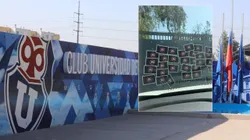 Los enigmáticos afiches en el portón del CDA