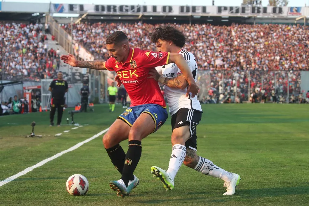 Colo Colo 0-2 Unión Española fue el partido con más público del año 2023 en el fútbol chileno. (Foto: Jonnathan Oyarzún/Photosport)