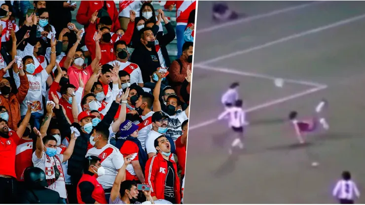 Hinchas peruanos reclamaron por el origen de la chilena