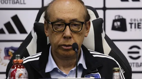 El presidente de Colo Colo entregó una preocupante actualización sobre el nuevo DT. (Foto: Javier Salvo/Photosport)