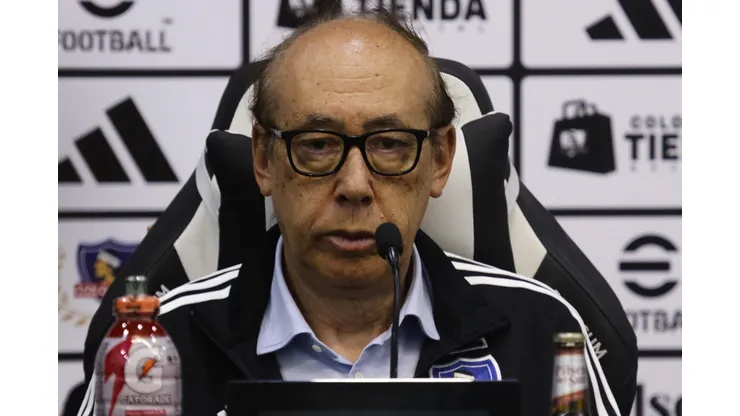 El presidente de Colo Colo entregó una preocupante actualización sobre el nuevo DT. (Foto: Javier Salvo/Photosport)
