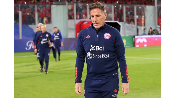 Eduardo Berizzo renunció a la Roja tras el empate ante Paraguay en Santiago.