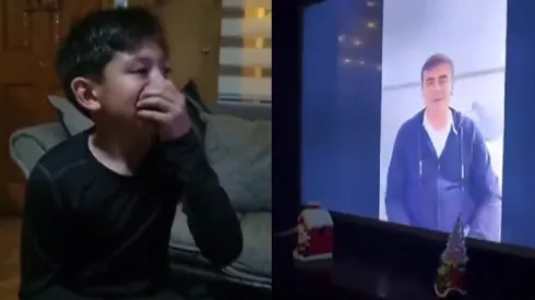 El video del pequeño hincha de Colo Colo se hizo viran el Tik Tok.