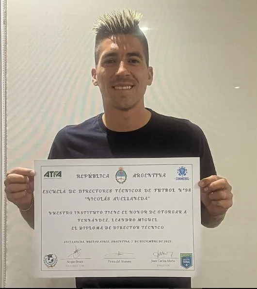 La titulación de Lean Fernández (Instagram)