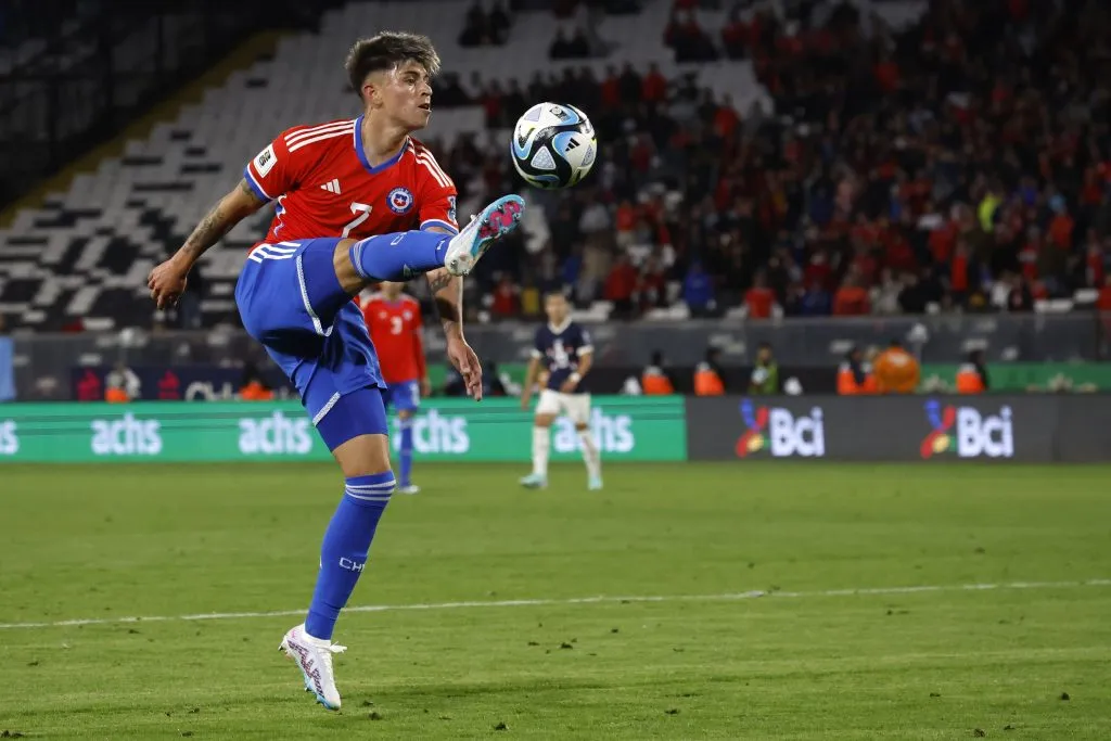 Guerrero ya tuvo su debut oficial con la camiseta de la Roja Adulta | FOTO: Andres Pina/Photosport