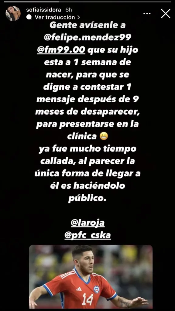 Víctor Felipe Méndez fue funado en Instagram