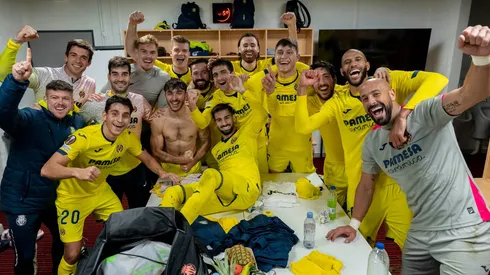 Ben Brereton fue protagonista de los festejos tras el triunfo en Europa League