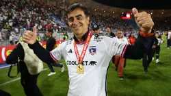 El entrenador Gustavo Quinteros obtuvo cuatro títulos en Colo Colo, siendo el último la Copa Chile 2023 (Foto: Álex Díaz/Photosport)