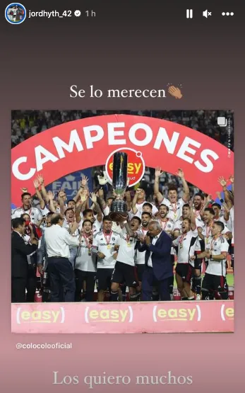 El posteo de Jordhy Thompson