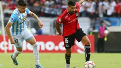 Emiliano Amor muestra su emoción tras ganar la Copa Chile.