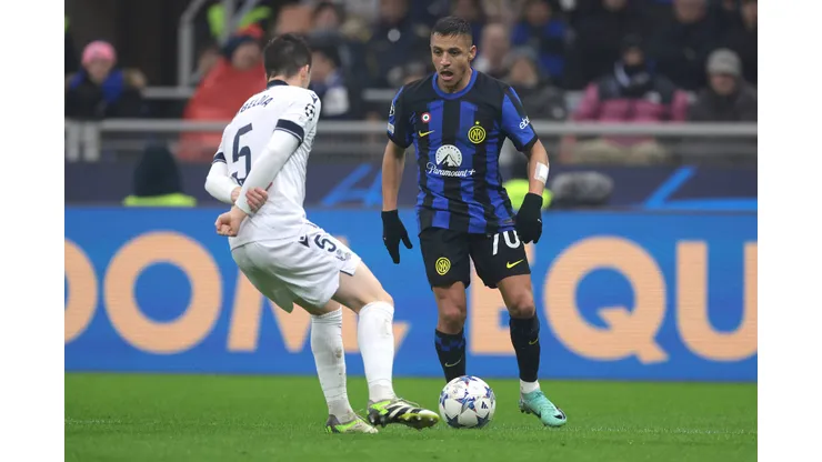 El chileno jugó solo 65 minutos en el empate sin goles del Inter ante la Real Sociedad