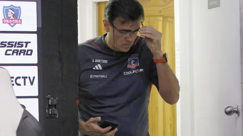 Gustavo Quinteros dejaría Colo Colo tras la final de Copa Chile. (Foto: Dragomir Yankovic/Photosport)