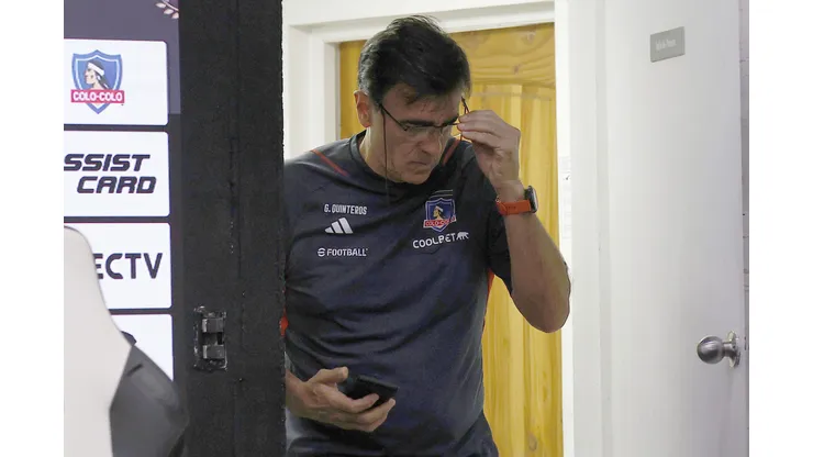 Gustavo Quinteros dejaría Colo Colo tras la final de Copa Chile. (Foto: Dragomir Yankovic/Photosport)