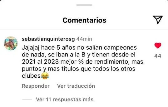 El llamativo mensaje del hijo de Gustavo Quinteros | FOTO: Captura Instagram