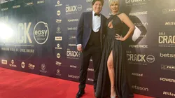 Iván Zamorano y María Alberó fueron los invitados de honor en la Gala Crack 2023. (Foto: Patricio Muñoz/Bolavip)