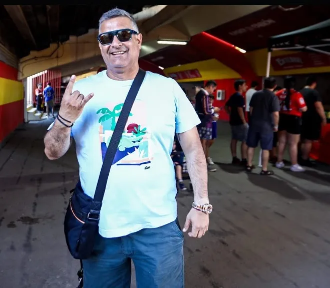 Ronald Fuentes estuvo presente en el duelo de la U y Ñublense (Leonardo Mora / Radio ADN)