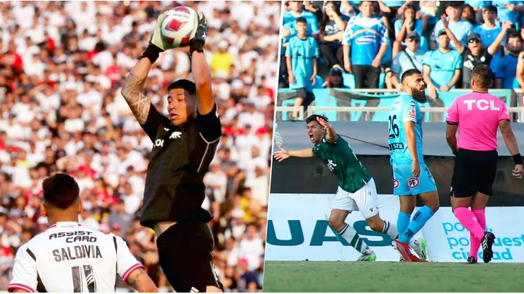 El portero de Colo Colo reclamó contra las decisiones arbitrales contra Iquique