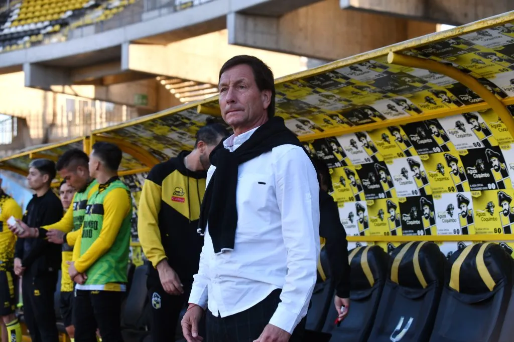 Fernando Díaz feliz con el rendimiento de Luciano Cabral.