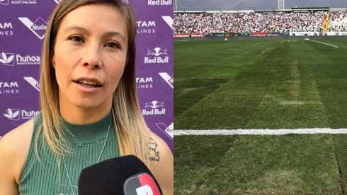 Yanara Aedo se refirió al estado de la cancha del Estadio Monumental. (Foto: Bolavip/Photosport)