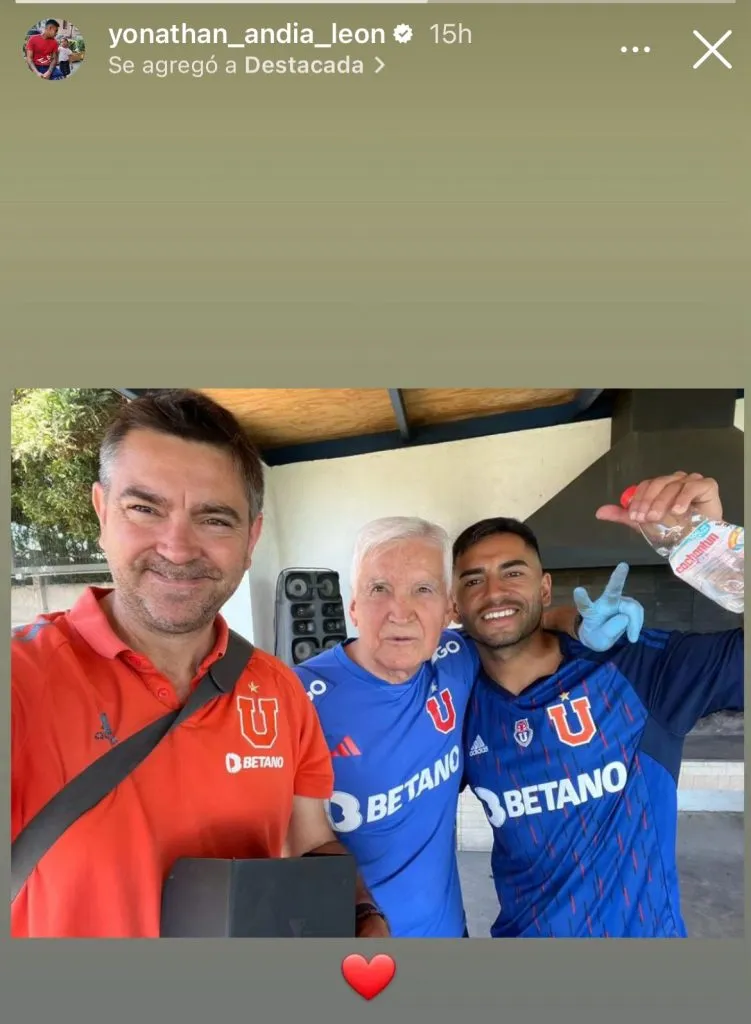 La publicación de Andía León (Instagram)