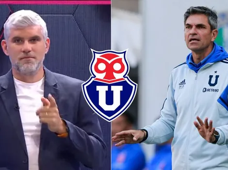 De Tezanos destaca a Pellegrino en la U: "Salió siempre a dar la cara."